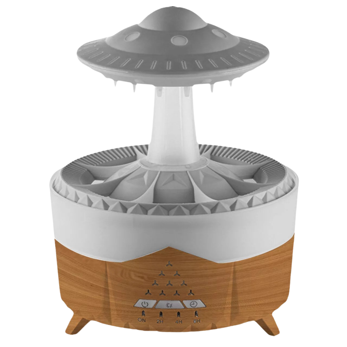 Humidificador en Forma de Hongo: La Mejor Elección para Tu Hogar Los humidificadores en forma de hongo se han convertido en una tendencia popular para aquellos que buscan una combinación de funcionalidad y diseño en un solo dispositivo. En Onlineshoppingcenterg, sabemos que elegir el humidificador adecuado puede ser un desafío, por eso te presentamos todo lo que necesitas saber sobre el humidificador en forma de hongo.  Beneficios de un Humidificador en Forma de Hongo Mejora la calidad del aire: Aumentar la humedad en tu hogar ayuda a mantener tu piel hidratada, alivia la sequedad en la garganta y reduce la probabilidad de enfermedades respiratorias.  Diseño atractivo: El diseño en forma de hongo es perfecto para aquellos que buscan una opción estética. Es ideal para dormitorios, oficinas y salas de estar.  Relajación y sueño: Algunos modelos de humidificadores hongo #lluvia replican el sonido suave de la lluvia, creando un ambiente relajante para dormir.  ¿Por Qué Elegir un Humidificador Hongo que Replica la Lluvia? El hongo que replica la lluvia es una de las características más destacadas de este humidificador. Además de humidificar el ambiente, estos dispositivos emiten un sonido suave que imita el caer de la lluvia, proporcionando un efecto calmante que ayuda a conciliar el sueño.  ¿Cómo funciona el humidificador Hongo de Lluvia? El humidificador hongo de lluvia para dormir funciona emitiendo vapor frío mientras reproduce un sonido de lluvia. Este doble efecto no solo mejora la calidad del aire sino que también crea un ambiente perfecto para descansar, especialmente en noches cálidas o secas.